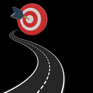 arrow and goal